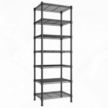 71H Wire Shelving Rack 7-Tier Metal Shelving Units And Storage Shelves L... - £101.91 GBP