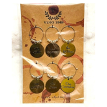 Santa Barbara Design Studio-Which Personality One Are You ?- 6 Wine Charms-NEW - £10.13 GBP