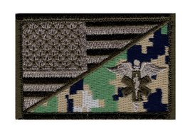 EMT USA Flag Medic EMS Tactical Hook Patch by Miltacusa (MFY7) - £5.58 GBP
