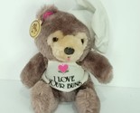 Russ Valentine Luv Pets I Love Your Buns Chef Bear Plush Stuffed Animal 9&quot; - $21.77