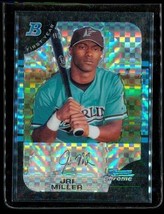 2005 Topps Bowman Chrome X-fractor Baseball Card #189 Jai Miller Marlins Le - £11.79 GBP