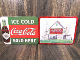 2 Coca Cola 8X6 The Tin Box Co. Modern Collectible Signs Man Cave Shop Office - £10.10 GBP