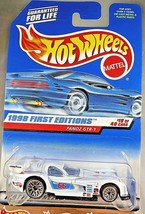 1998 Hot Wheels #657 First Editions 19/40 PANOZ GTR-1 White w/Lace Spoke  China - £5.50 GBP