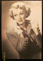 EVE ARDEN AS CONNIE BROOKS (OUR MISS BROOKS) HAND SIGN AUTOGRAPH PHOTO (... - $3,643.68 MXN