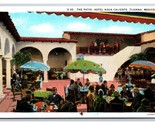 The Patio Hotel Agua Caliente Tijuana Mexico UNP WB Postcard Y17 - $4.90
