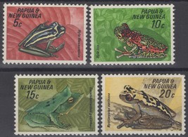 ZAYIX Papua New Guinea / PNG 257-260 MH Frogs / Amphibians 060422S74 - £1.27 GBP