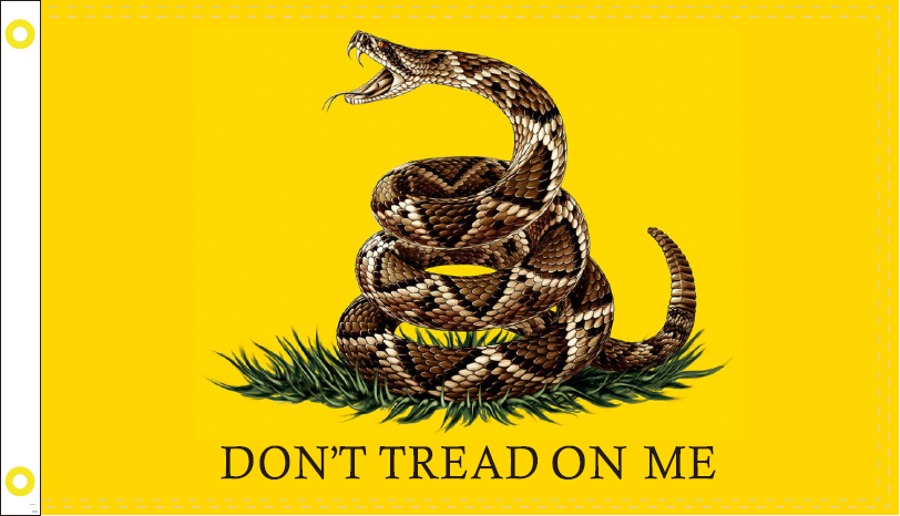 GADSDEN DONT TREAD ON ME LIVE RATTLE SNAKE YELLOW USA FLAG 2X3 FLAGS 150... - $18.88