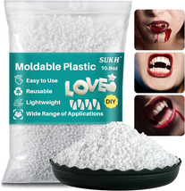 Sukh 10.9Oz Moldable Plastic Pellets - Thermoplastic Beads Polymorph Plastic Mel - £9.16 GBP