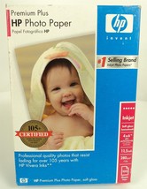HP Premium Plus Soft Gloss Photo Paper Q6564A - 4 x 6 - 100 Sheets - £7.78 GBP