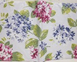 Flannel Back Vinyl Printed Tablecloth,60&quot;Round(4-6 ppl) MULTICOLOR FLOWE... - £11.68 GBP