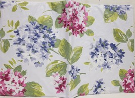 Flannel Back Vinyl Printed Tablecloth,60&quot;Round(4-6 ppl) MULTICOLOR FLOWE... - £11.66 GBP