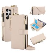 Generic Case for Samsung Galaxy S24 Plus (Color: White) Leather Crossbod... - $156.94 CAD