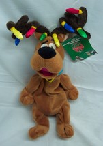 Wb Studio Store SCOOBY-DOO Dog W/ Christmas Lights 12&quot; Bean Bag Animal New - £15.91 GBP