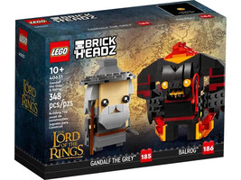 Lot Of 3 LEGO BrickHeads Lord Of The Rings 40630, 40631 &amp; 40632 Building Sets - £79.07 GBP