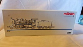 HO Scale Märklin BR38 Steam Locomotive &amp; Tender Deutsche Bahn, Black, #3099 BNOS - £359.71 GBP