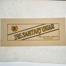 Cigar Label The Sanitary Cigar Company Philadelphia PA Tobacco Box Label - £11.64 GBP