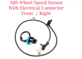 ABS Wheel Speed Sensor Front Right With Connector Fits: Cadillac Chevrolet GMC - $12.95