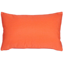 Sunbrella Melon 12x19 Outdoor Pillow, with Polyfill Insert - £39.92 GBP