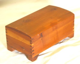 Wooden Cedar Trinket Keepsake Box - $17.92 CAD