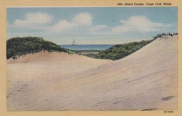 Sand Dunes Cape Cod Massachusetts MA Postcard A01 - £2.38 GBP