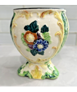 Vintage Lusterware Vase Made in Japan, Floral Porcelain Art Decor Victorian - $14.99