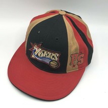 Philadelphia 76ers Sixers Reebok Fitted Wool Retro Logo Hat Size 7 NBA - £7.90 GBP