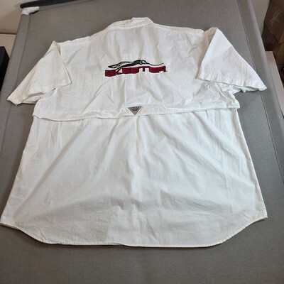Columbia PFG Skeeter Fishing Shirt XXL Short Sleeve Vented Button Down - $39.99