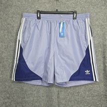 Adidas Shorts Men&#39;s 2 Extra Large Summer SST Dust Purple Sample HC2099 NWT - $32.11