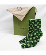 Gucci Technical Jersey Knit GG Monogram Square G Ankle Boots  - $676.29