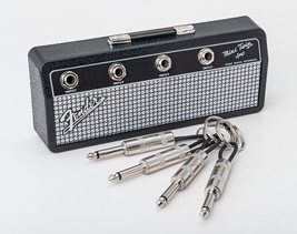 Fender Mini Twin Amp Head Jack Rack Key Holder Stash Box Keychain Wall Mount Set - £14.16 GBP