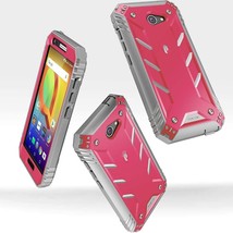 For Alcatel A30 Phone Case Front Pc Rugged Heavy Duty Tpu Cover Pink - $19.99