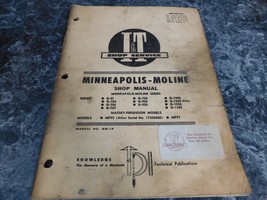 Minneapolis Moline Shop Manual Series GVI - G1350 I &amp; T Shop Service Mas... - $15.99