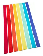 Martha Stewart Collection Rainbow Stripe Beach Towel-Multi Comb 38X68in ... - $26.68