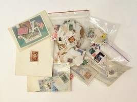 VINTAGE ASSORTED COLLECTIBLE STAMPS AND COINS FAST SHIPPING - £176.52 GBP