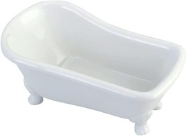 Ceramic Tub Miniature With Feet, 7-Inch Length, White (Kingston Brass Ba... - £26.59 GBP