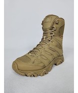Merrell Moab 3 Tactical Combat 8&quot; Boots Men&#39;s 10 Brown Zip Waterproof J0... - $2,128.41 MXN