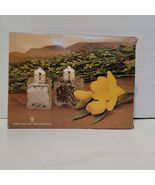 Olde Chelsea Silversmiths- Silver Plated &amp; Glass Salt &amp; Pepper Shaker Sets  - $5.95