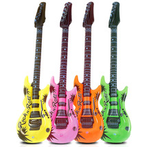 Novelty Place 35 Inches Rock Star Inflatable Guitar Set for Kids Party 12 Pack - £31.78 GBP