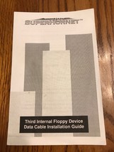 Super Hornet Third Internal Floppy…Instruction Manual Only Ships N 24h - $6.91