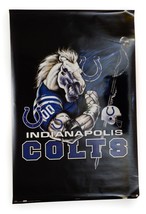 NFL Indianapolis Colts 22.5x34 Wall Poster 2006 Liquid Blue Horse Head #... - $19.77
