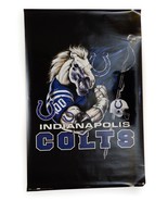 NFL Indianapolis Colts 22.5x34 Wall Poster 2006 Liquid Blue Horse Head #... - £15.80 GBP