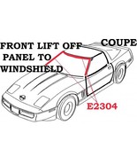 1984-1996 Corvette Weatherstrip Front Lift Off Panel USA Each - $277.15