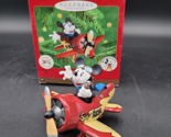 Vintage Hallmark Keepsake 2000 Disney Mickey Mouse Sky Rider Ornament Wi... - $14.84