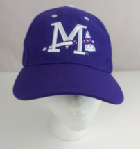 MLB Atlanta Braces Women&#39;s Purple Embroidered Adjustable Baseball Cap - $19.39