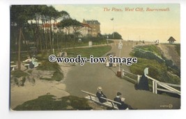 tq0221 - Hants - Walking along The Pines, West Cliff, at Bournemouth - Postcard - £1.99 GBP