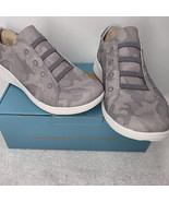 Bzees Womens Golden Knit Camo Gray Slip On Casual Fashion Sneakers Shoes... - $62.36