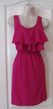 UP by Ultra Pink Ruffle Front Dress Pink  Juniors Sz S NWT MSRP$44 CUTE - $347.80 MXN
