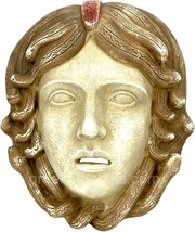Medusa Monster Snake Hair Woman Head Mask Greek Roman Creature Sculpture - $69.85