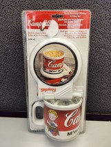 Campbell’s Soup 1999 Vintage Soup/Beverage Warmer &amp; Mug Set Nip - £10.53 GBP