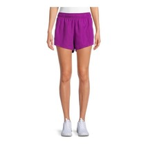 Athletic Works Women&#39;s Purple Core Running Shorts w Pockets, Size XXXL 22 NWT - £7.24 GBP